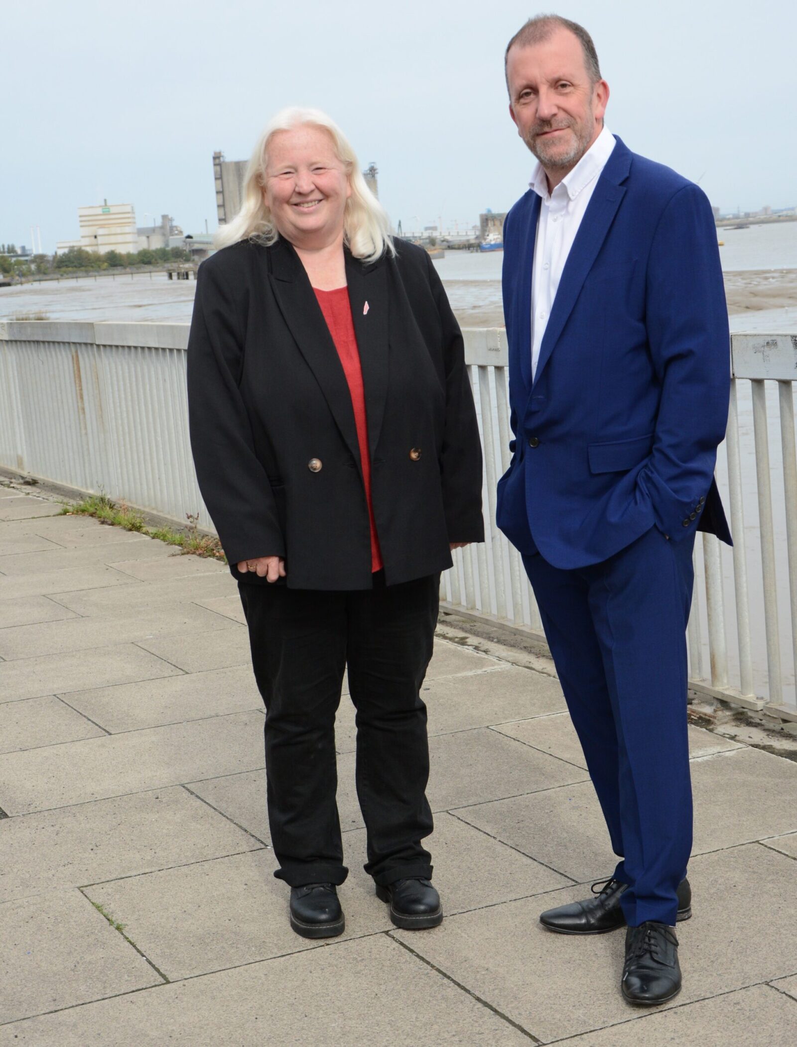 Councillor Nicola Taylor and  Councillor Chris Ball, Erith ward 